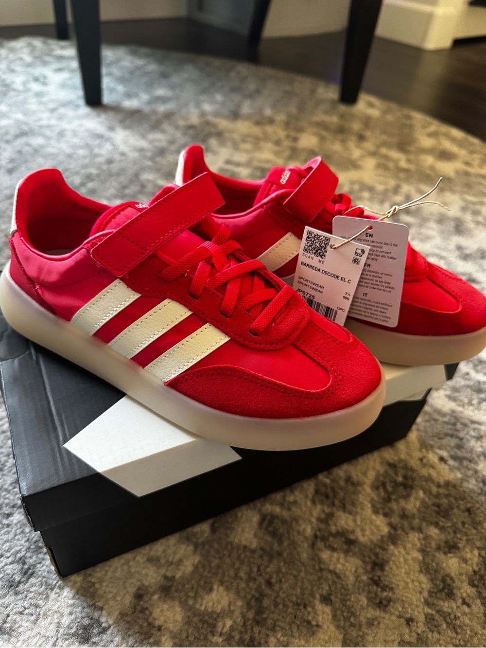 Kids Adidas Barreda Decode Red 3Y Shoes